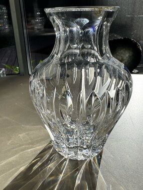 Marquis by Waterford 9” Crystal Vase Markham Cut Poland